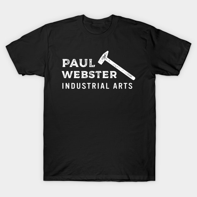 Paul Webster Industrial Arts Logo T-Shirt by Aurora Webster